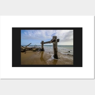 The Cattle Jetty, Observation Point, Point Nepean, Portsea, Mornington Peninsula, Victoria, Australia. Posters and Art